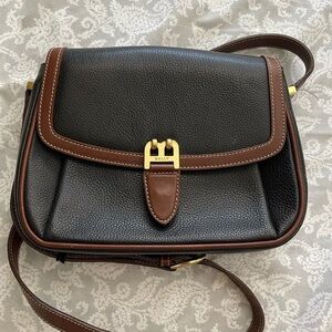 Bally vintage saddle bag crossbody shoulder bag